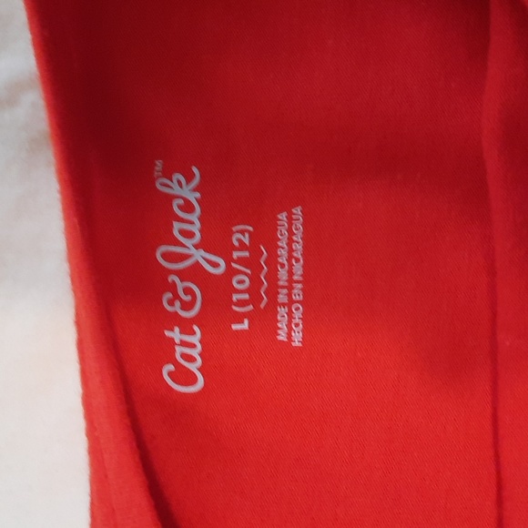 Cat and Jack Christmas Long Sleeve Shirt. - Picture 3 of 3